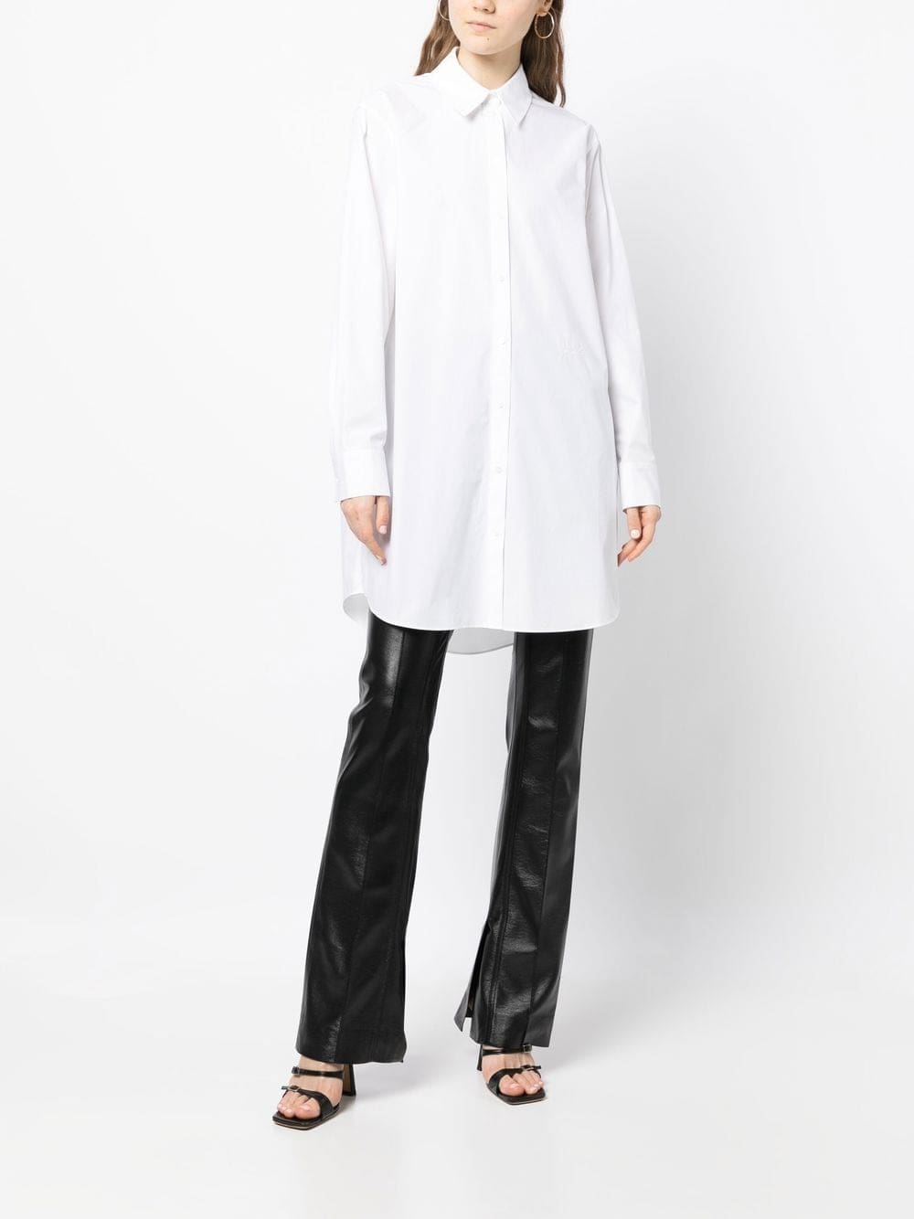 Karl Lagerfeld logo-embellished cotton shirt - Image 3