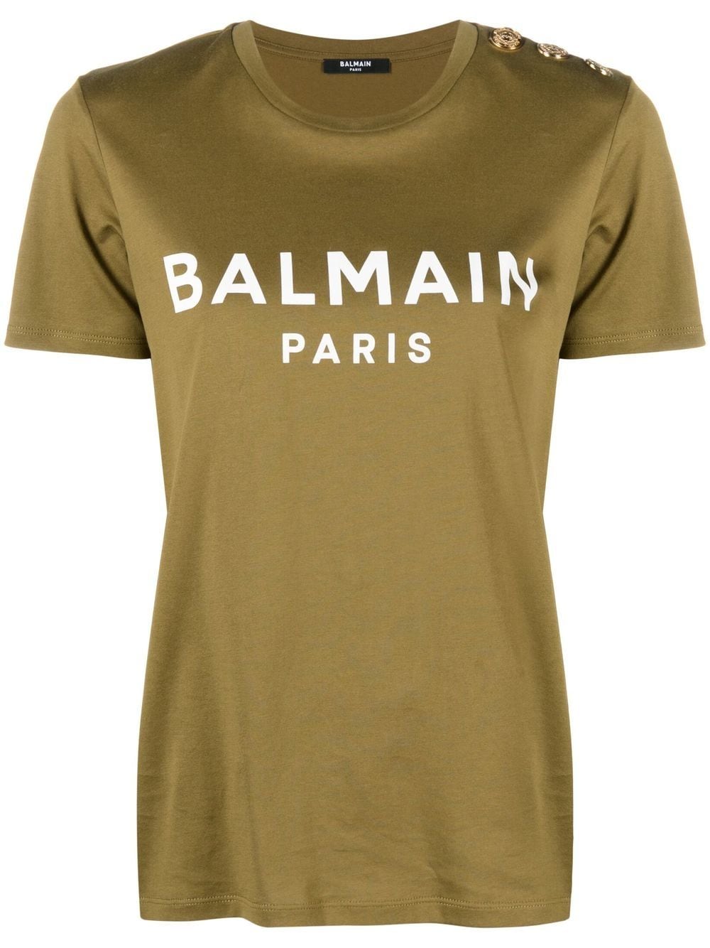 Balmain logo-print cotton T-shirt