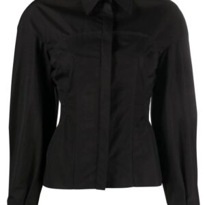 Alexander McQueen  hourglass-silhouette buttoned shirt