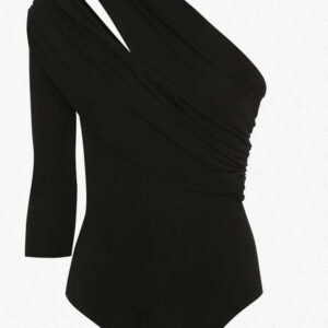 Alexander McQueen  one-shoulder bodysuit
