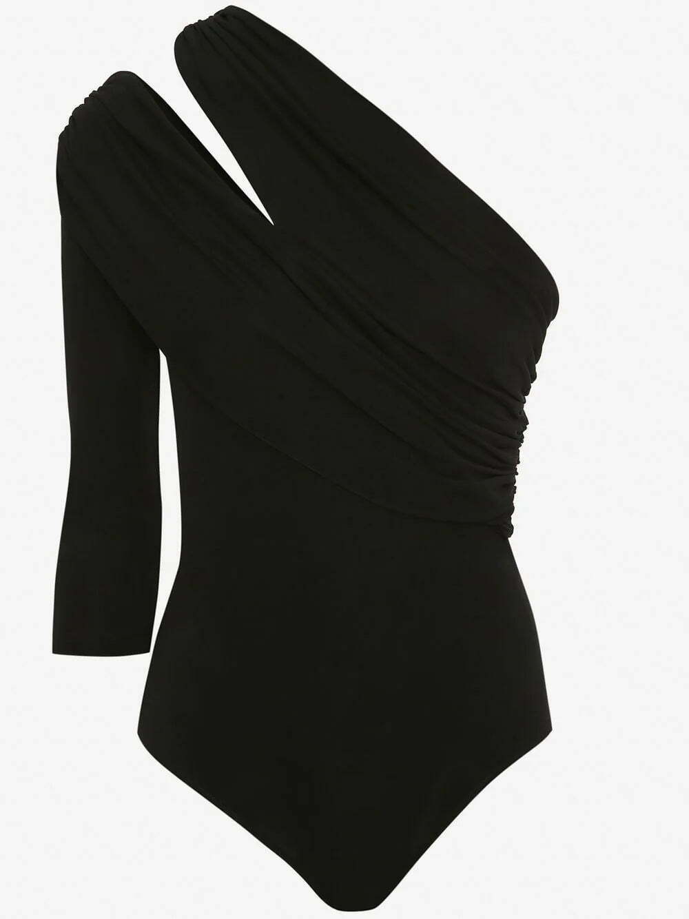 Alexander McQueen one-shoulder bodysuit