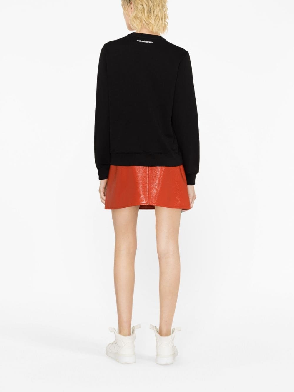 Karl Lagerfeld Ikonik 2.0 embellished cotton sweatshirt - Image 3