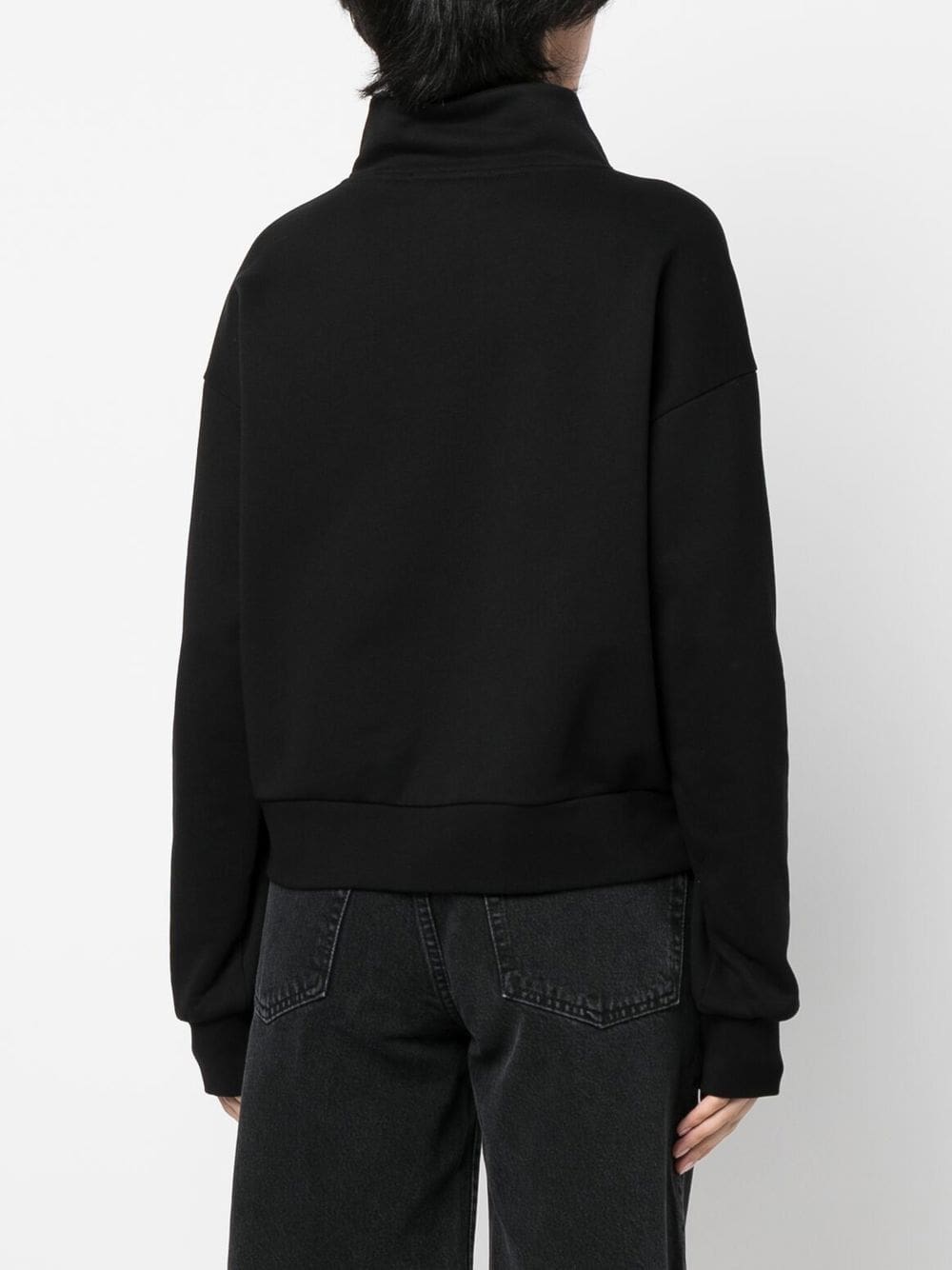 Karl Lagerfeld piped-trim organic-cotton sweatshirt - Image 4