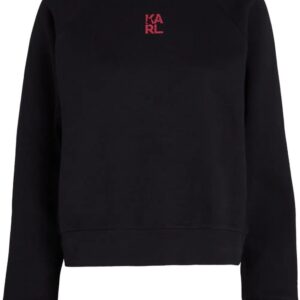 Karl Lagerfeld  logo-print organic cotton sweatshirt