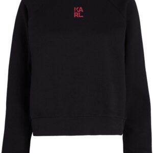 Karl Lagerfeld logo-print organic cotton sweatshirt