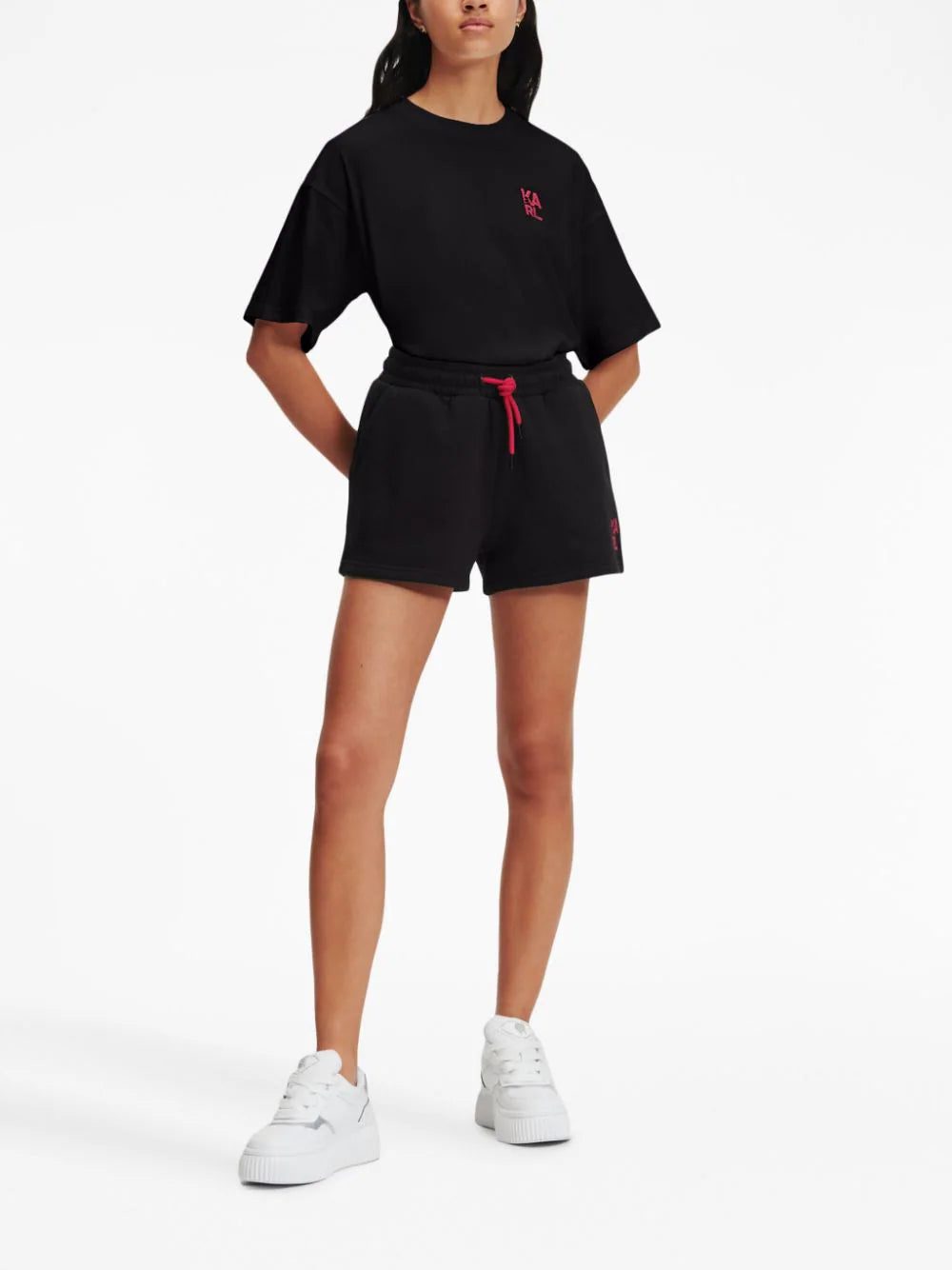 Karl Lagerfeld logo-print organic cotton T-shirt - Image 2