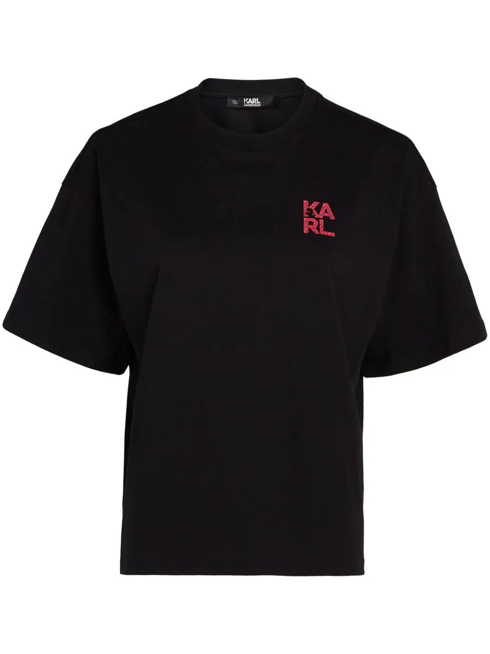Karl Lagerfeld logo-print organic cotton T-shirt