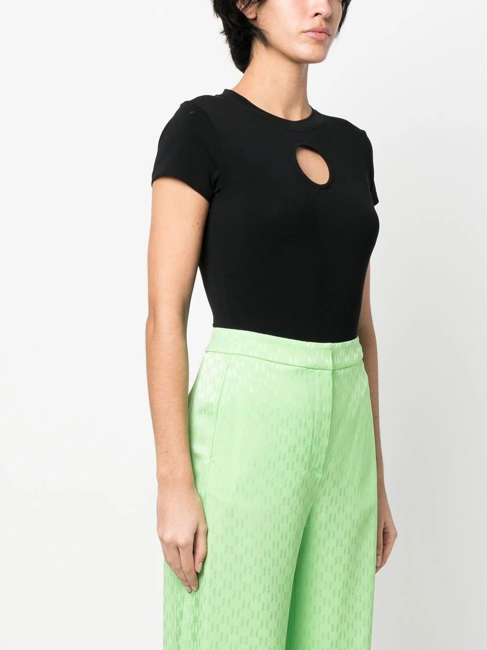 Karl Lagerfeld cut-out organic cotton bodysuit - Image 3