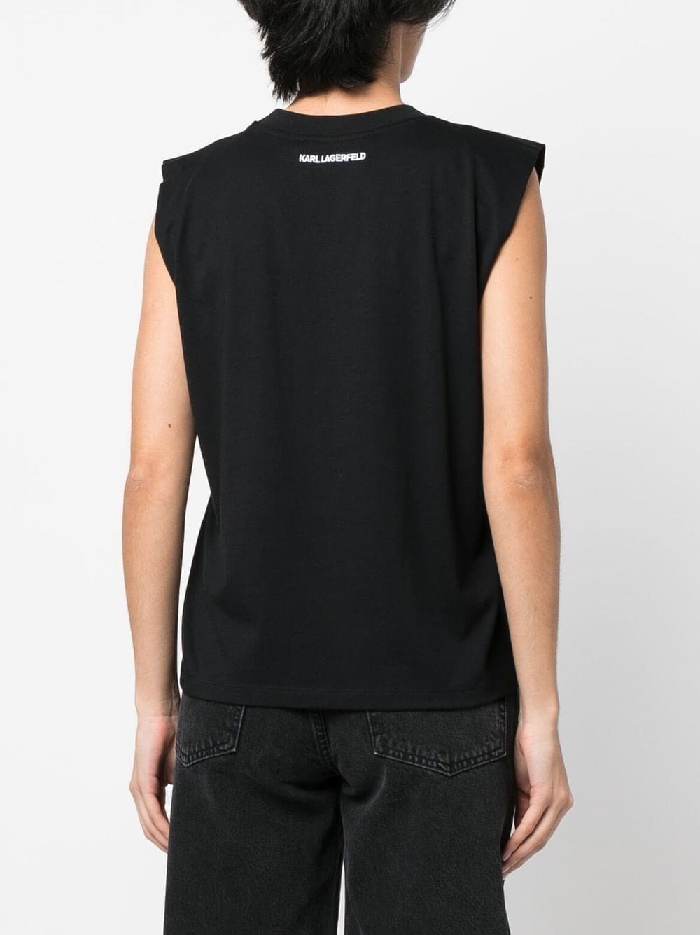 Karl Lagerfeld Signature organic-cotton tank top - Image 4