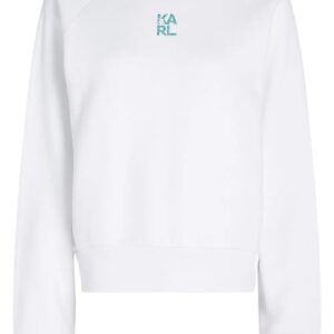 Karl Lagerfeld logo-print cotton blend sweatshirt