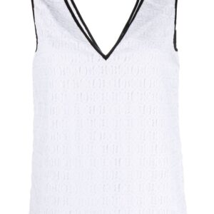 Karl Lagerfeld Kl embroidered lace top