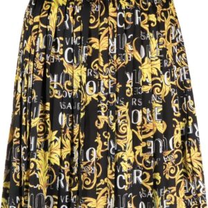 Versace Jeans Couture Logo Couture pleated miniskirt