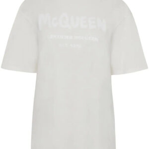 Alexander McQueen  logo-print cotton T-shirt