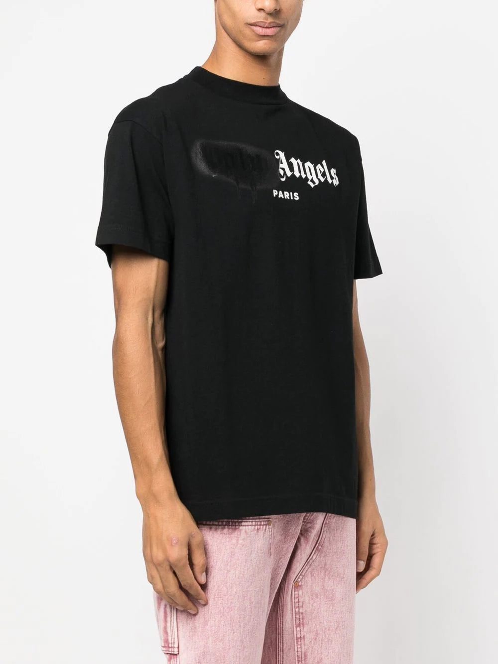 Palm Angels sprayed logo-print T-shirt - Image 3