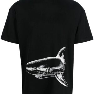 Palm Angels  shark-print organic cotton T-shirt