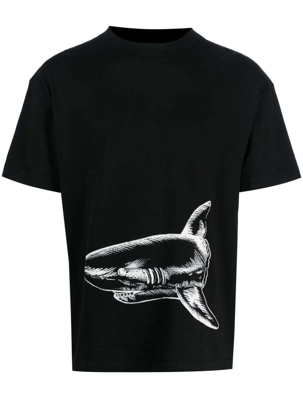 Palm Angels shark-print organic cotton T-shirt