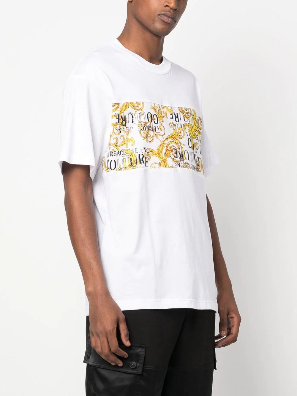Versace Jeans Couture baroque-print T-shirt - Image 3