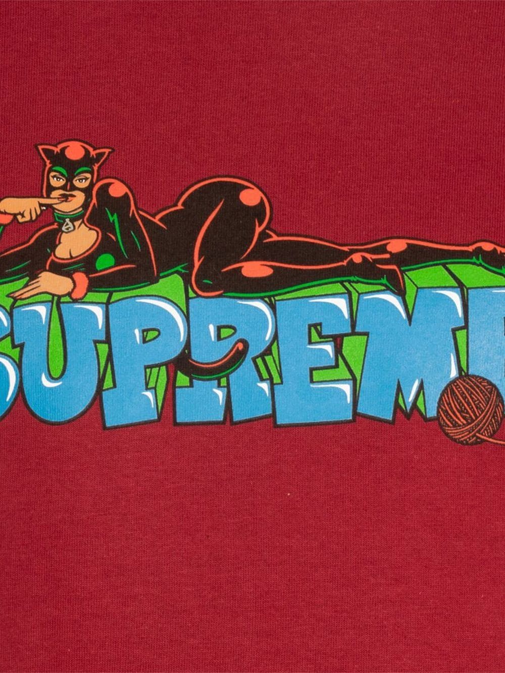 Supreme Catwoman crew neck T-shirt - Image 2