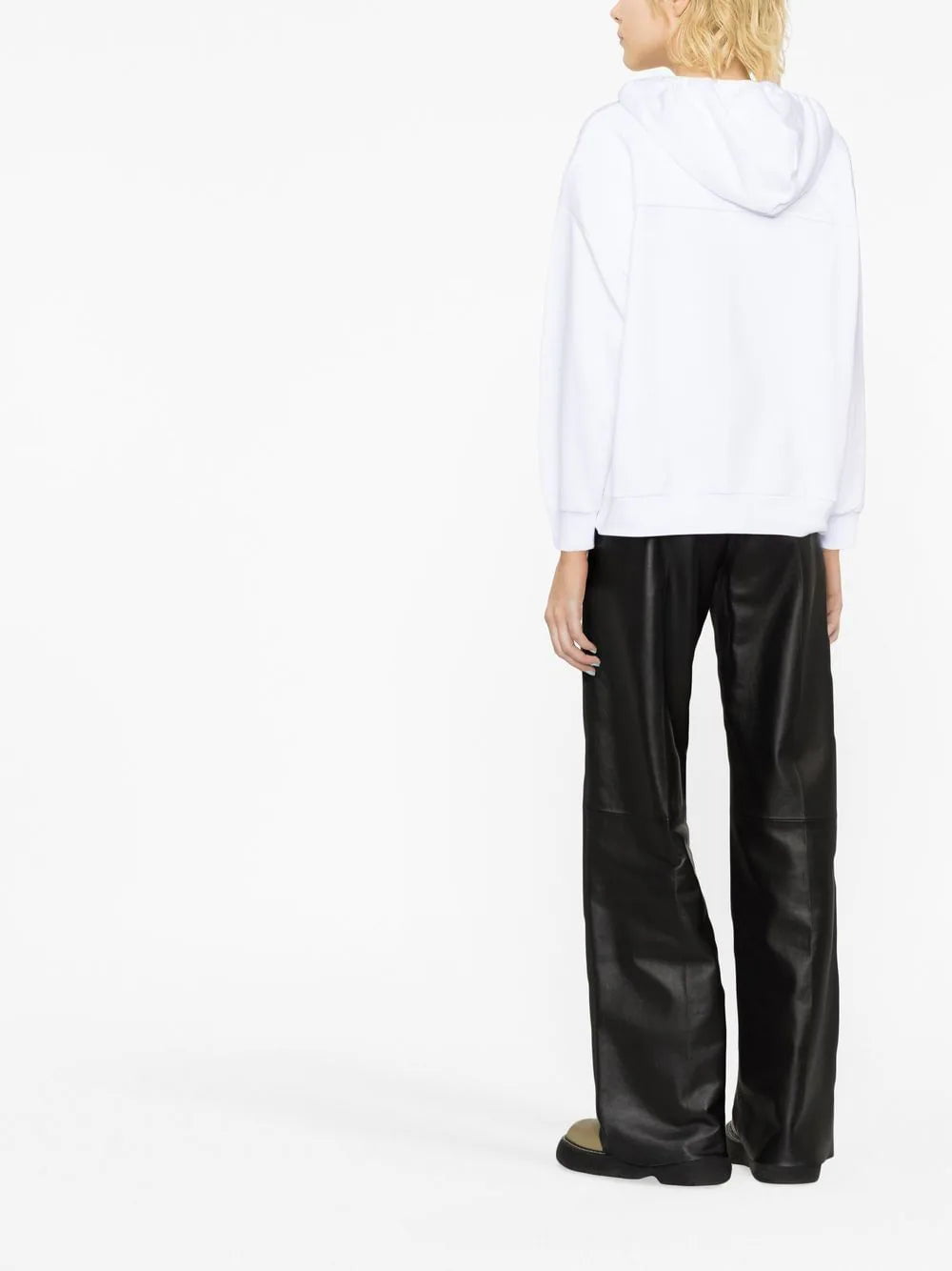 Alexander McQueen logo-print drawstring hoodie - Image 3