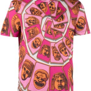 Versace  Le Maschere cotton T-shirt