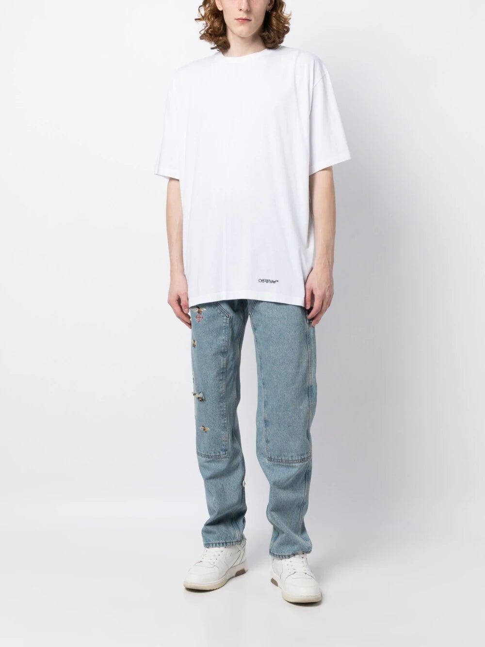 Off-White Scribble Diag print T-shirt - Image 3
