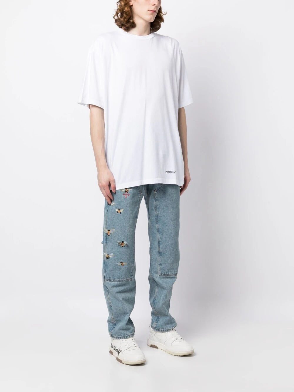 Off-White Scribble Diag print T-shirt - Image 4