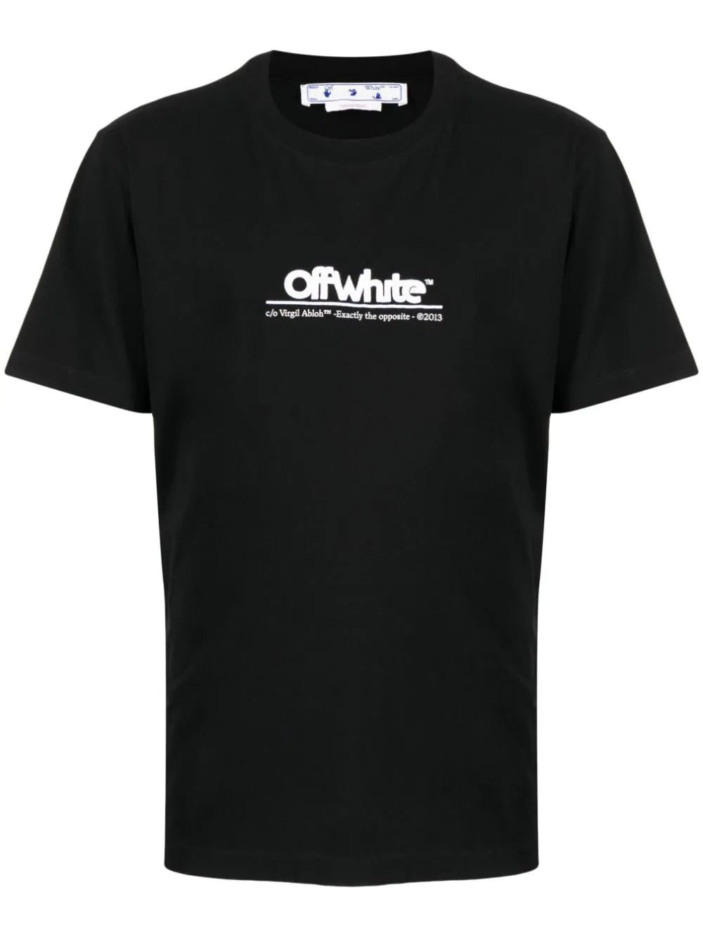 Off-White logo-embroidered T-shirt