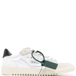 Off-White logo-patch lace-up sneakers