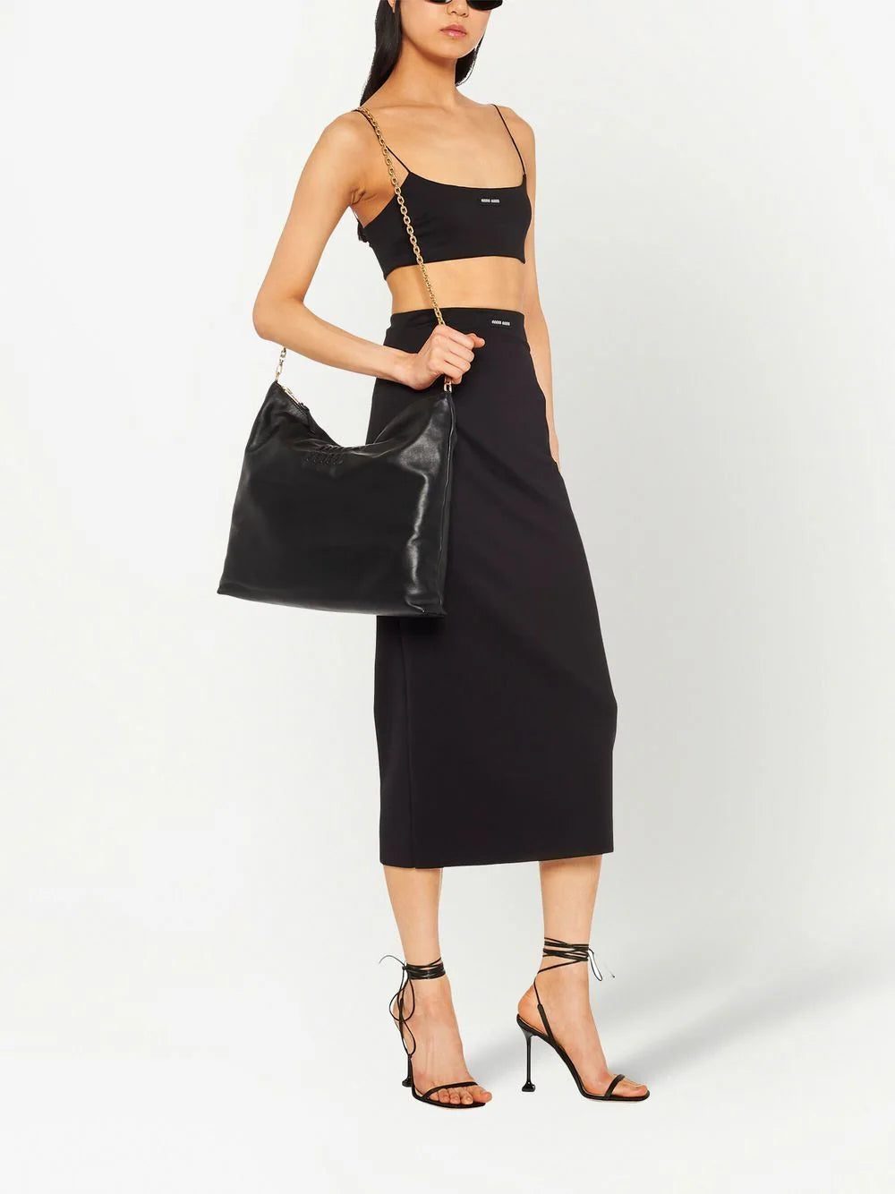 Miu Miu high-waist stretch midi skirt - Image 2