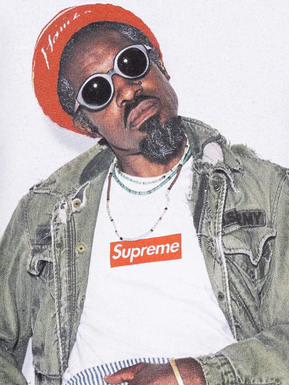 Supreme Andre 3000 graphic-print T-shirt - Image 2