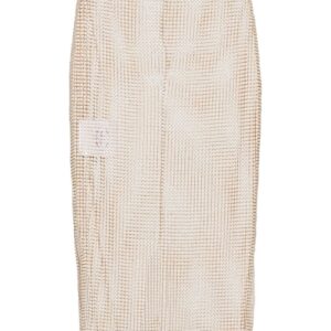 Prada beaded mesh pencil skirt