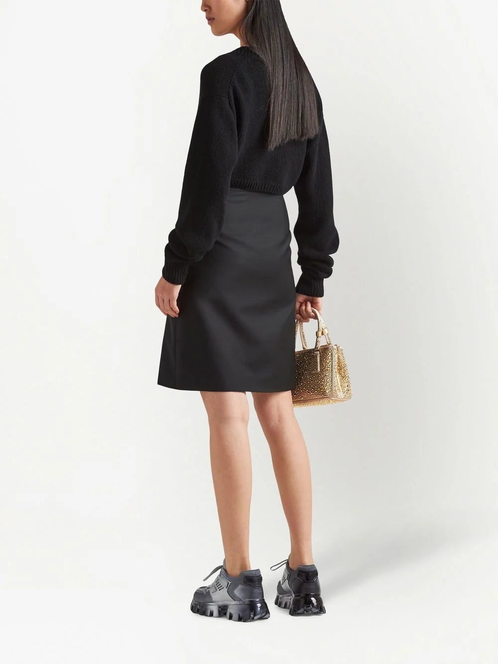 Prada high-waisted kid mohair skirt - Image 4