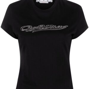 Off-White Bling logo-print short-sleeve T-shirt
