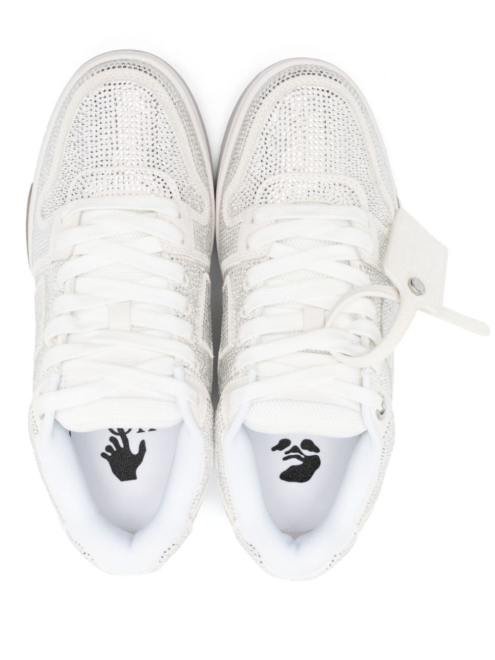 Off-White Out Of Office Strass leather sneakers - Image 4