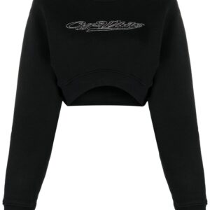 Off-White Bling cropped sweatshirt