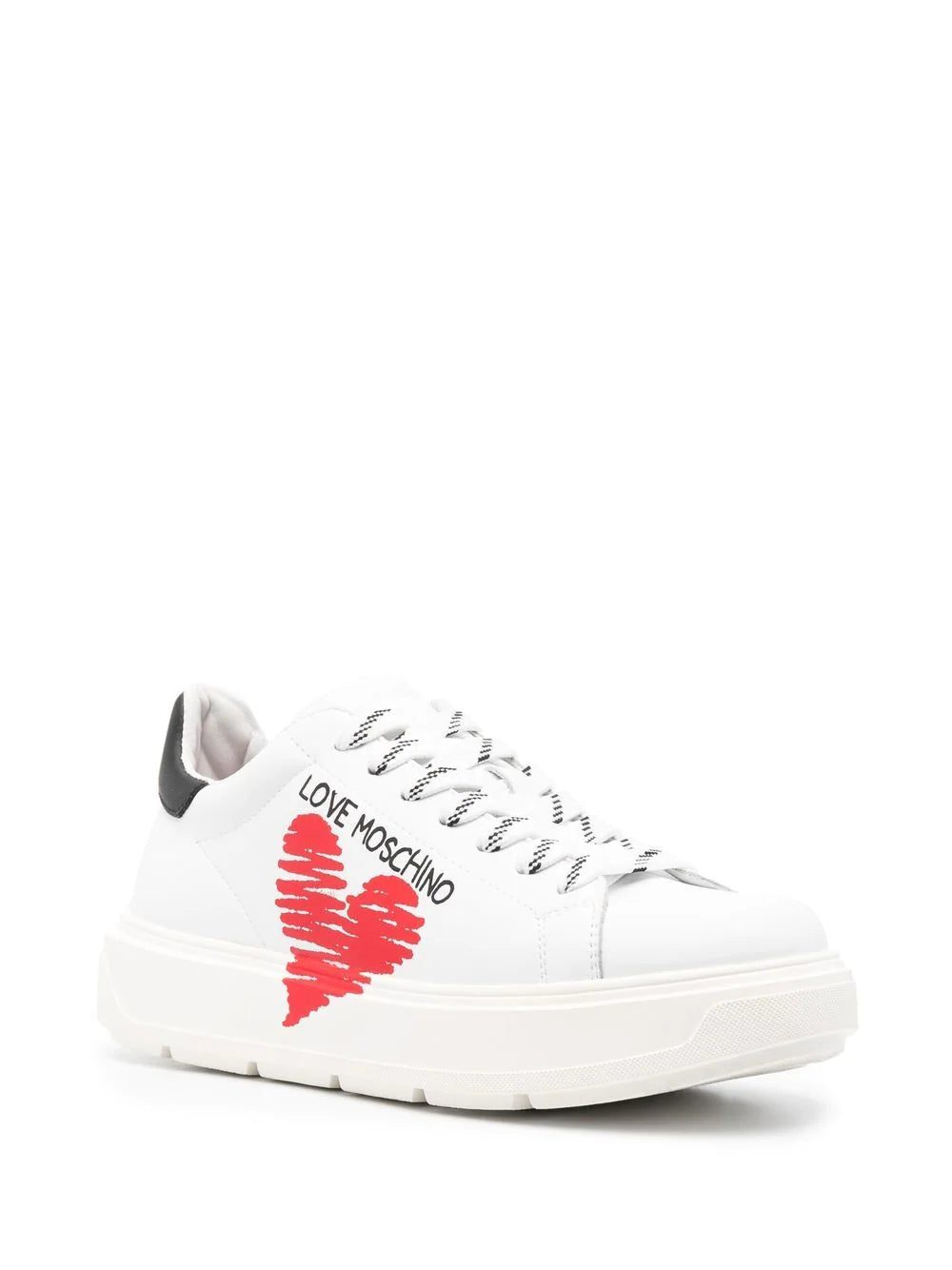 Love Moschino heart-print platform sneakers - Image 2