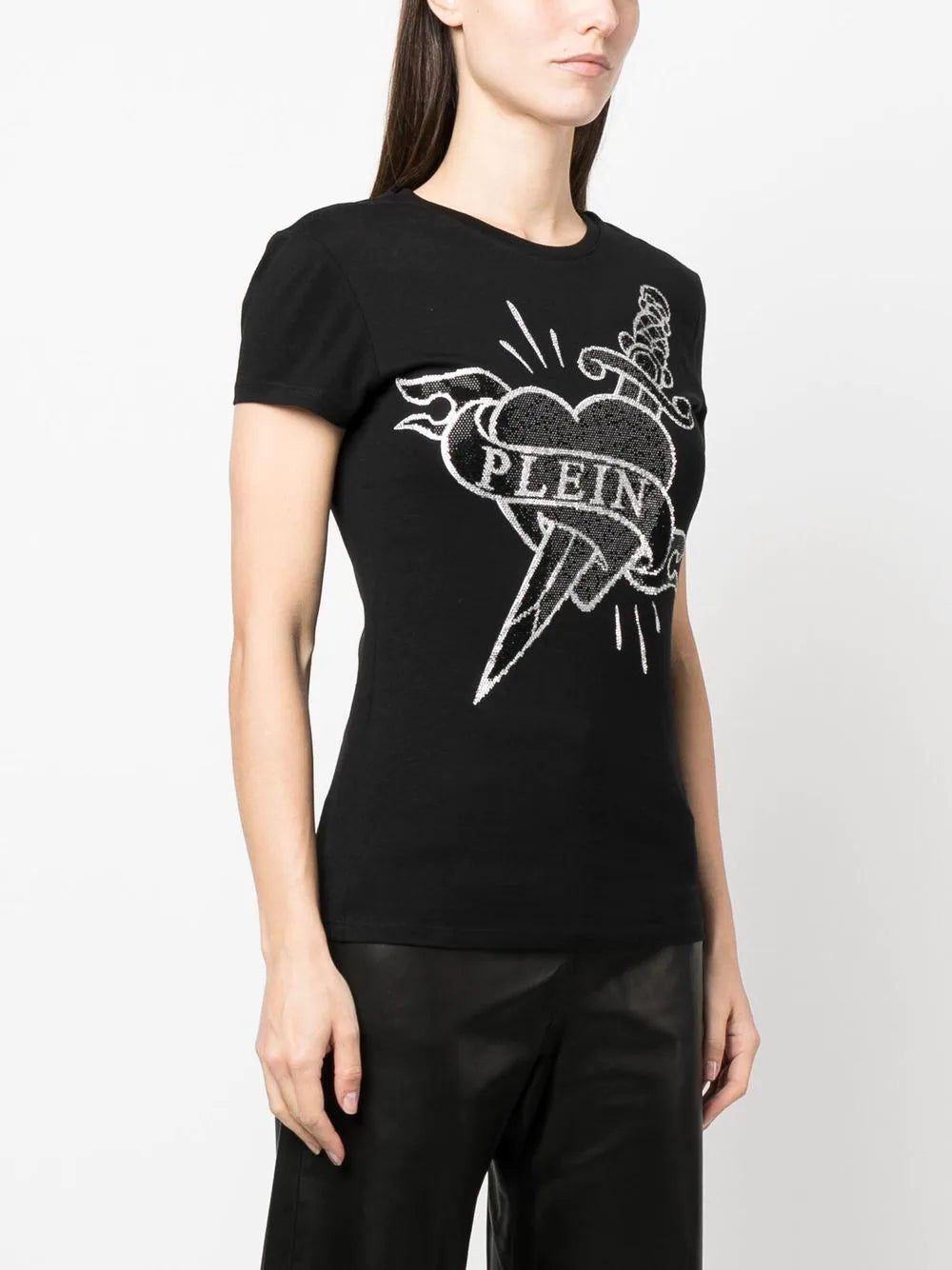 Philipp Plein logo-embellishment T-shirt - Image 3