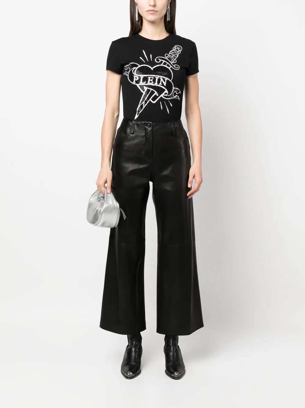 Philipp Plein logo-embellishment T-shirt - Image 2