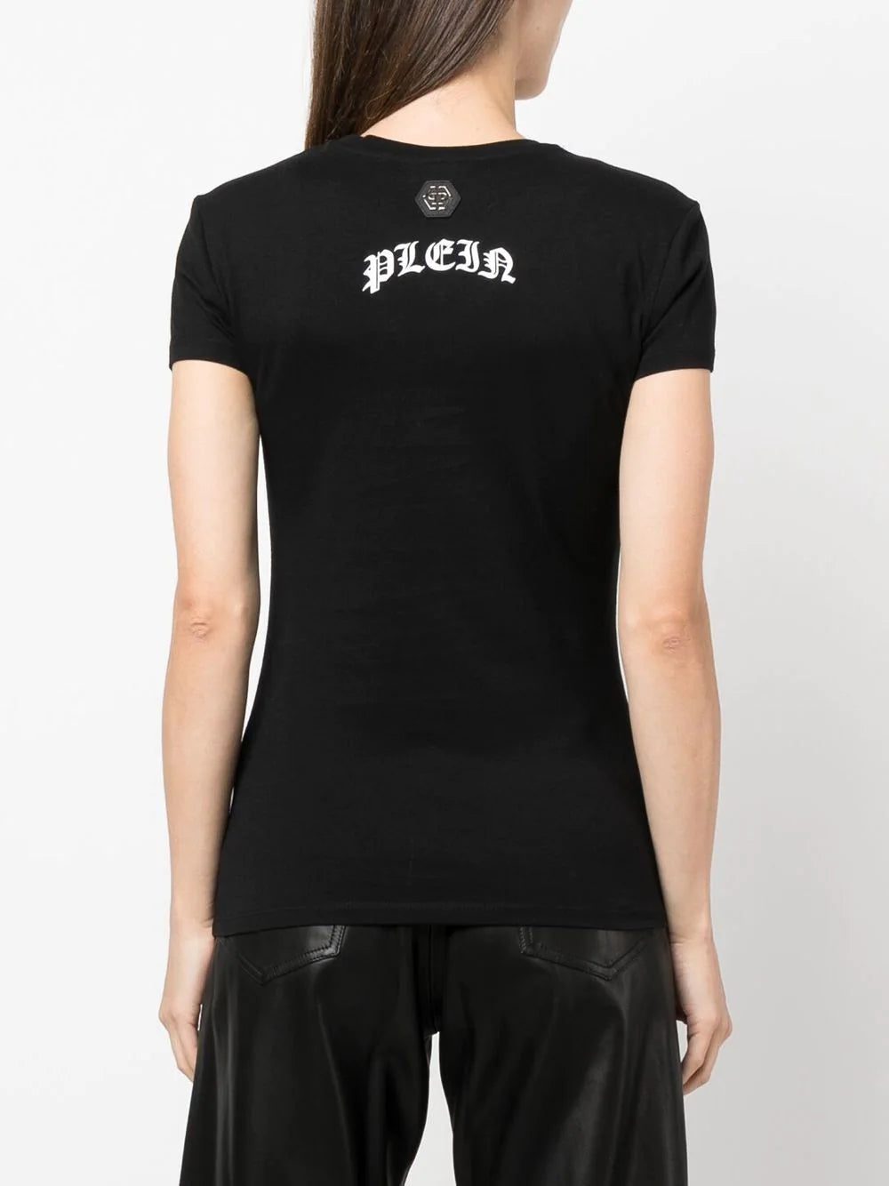 Philipp Plein logo-embellishment T-shirt - Image 4
