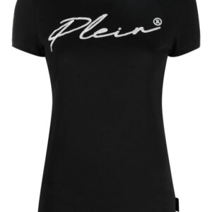 Philipp Plein  logo-embellishment stretch-modal T-shirt