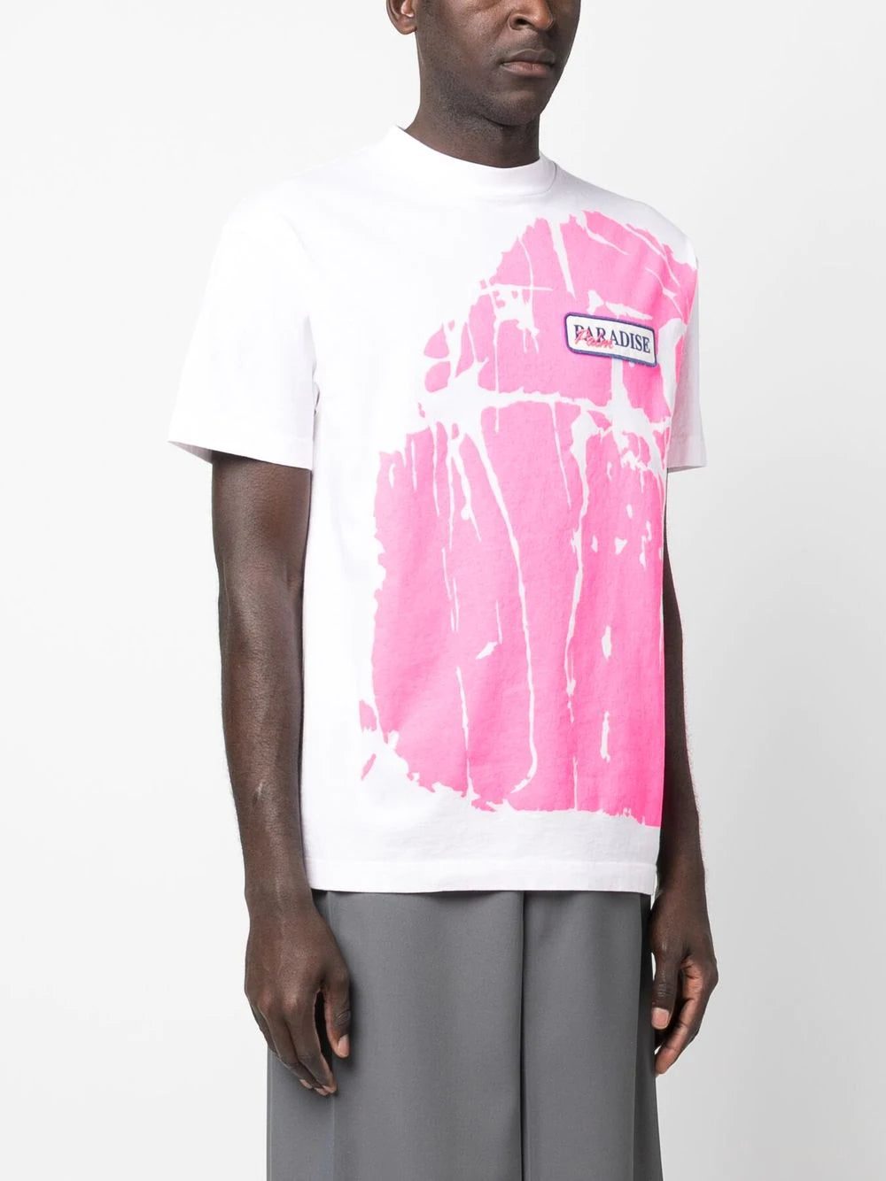 Palm Angels logo-patch cotton T-shirt - Image 2