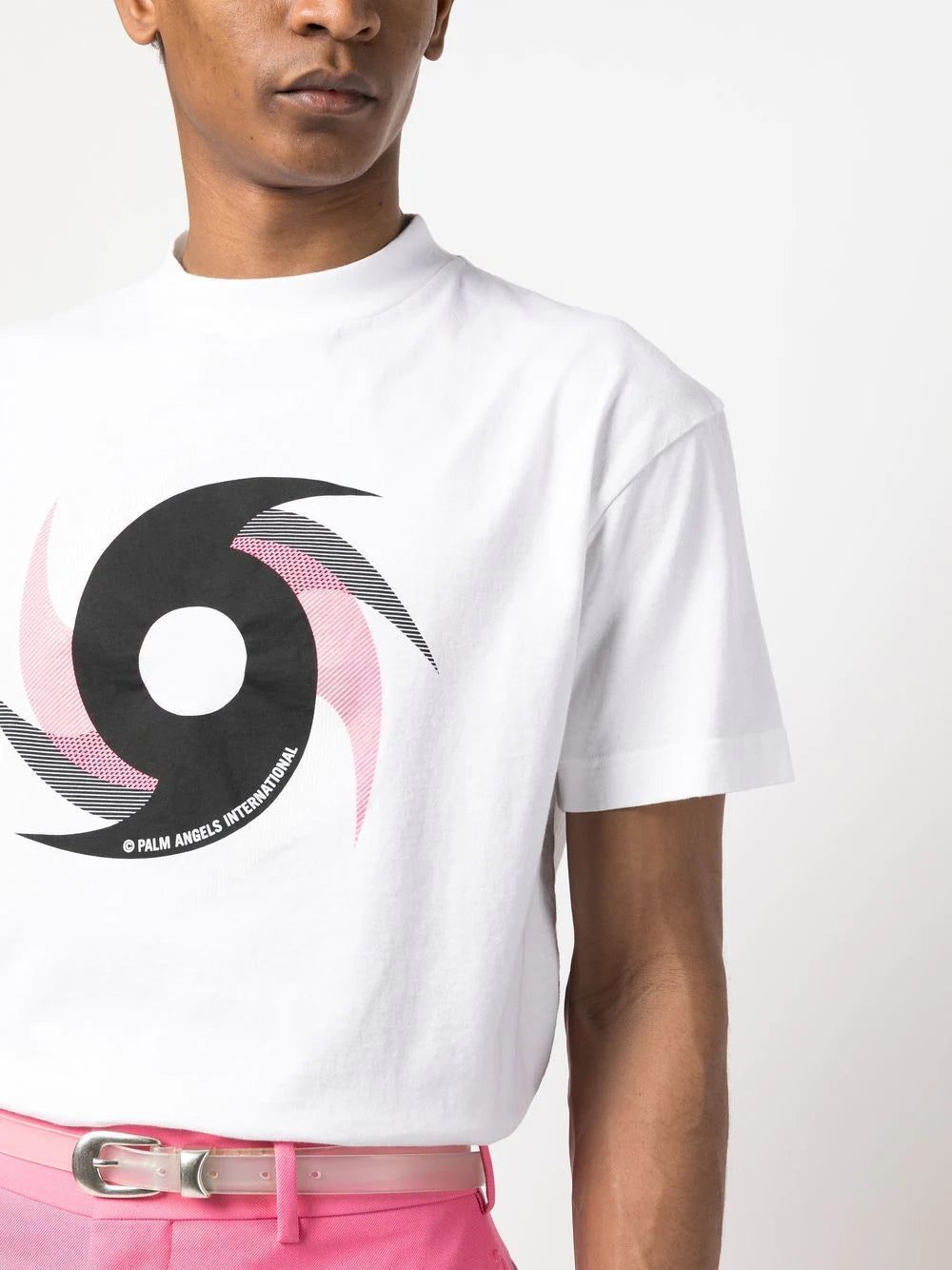 Palm Angels Hurricane Devore-print T-shirt - Image 4