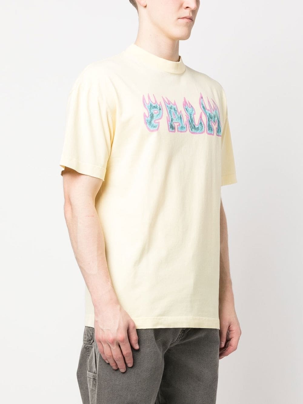 Palm Angels Flames logo-print T-shirt - Image 2