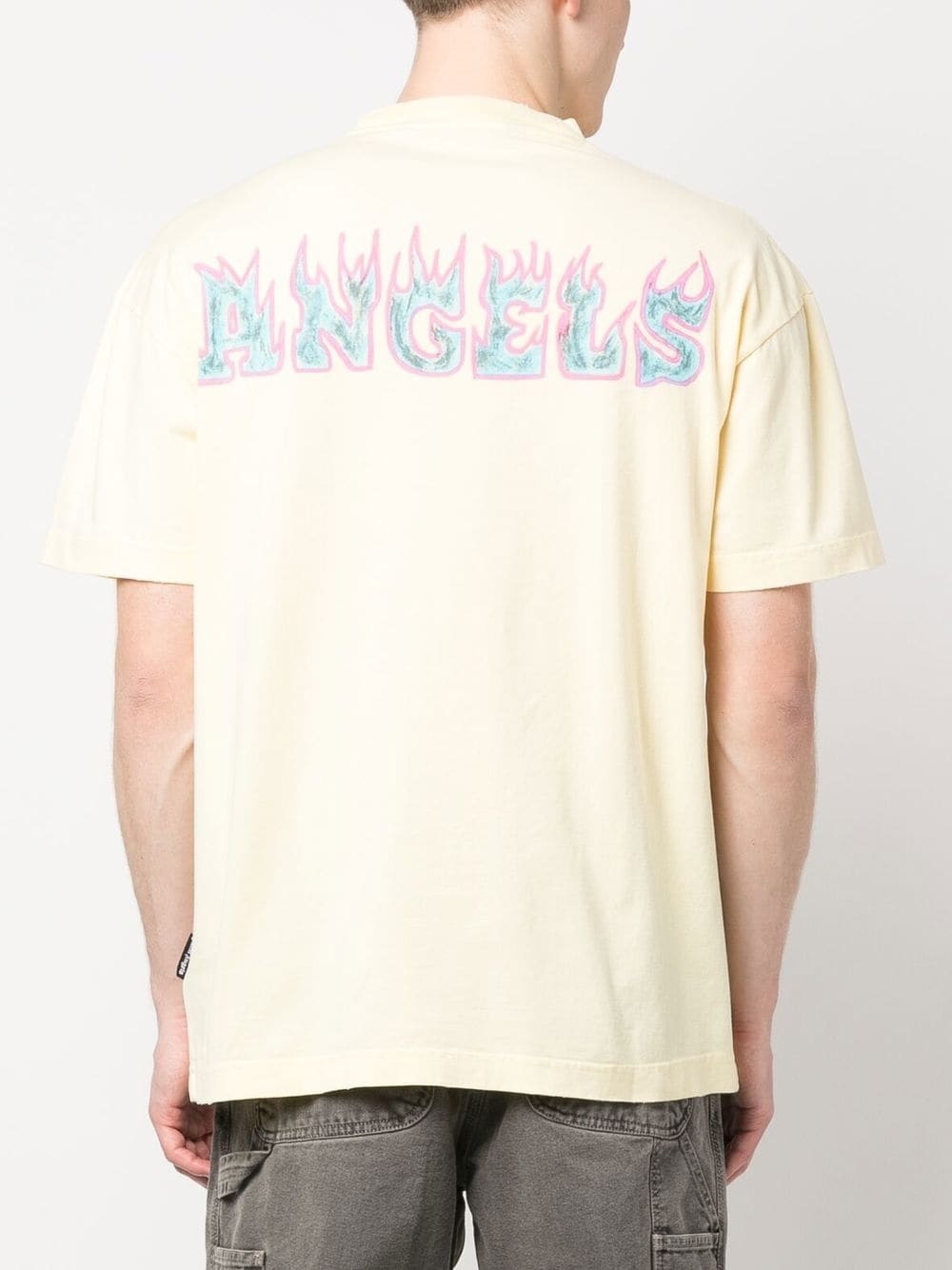 Palm Angels Flames logo-print T-shirt - Image 3