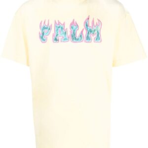 Palm Angels  Flames logo-print T-shirt