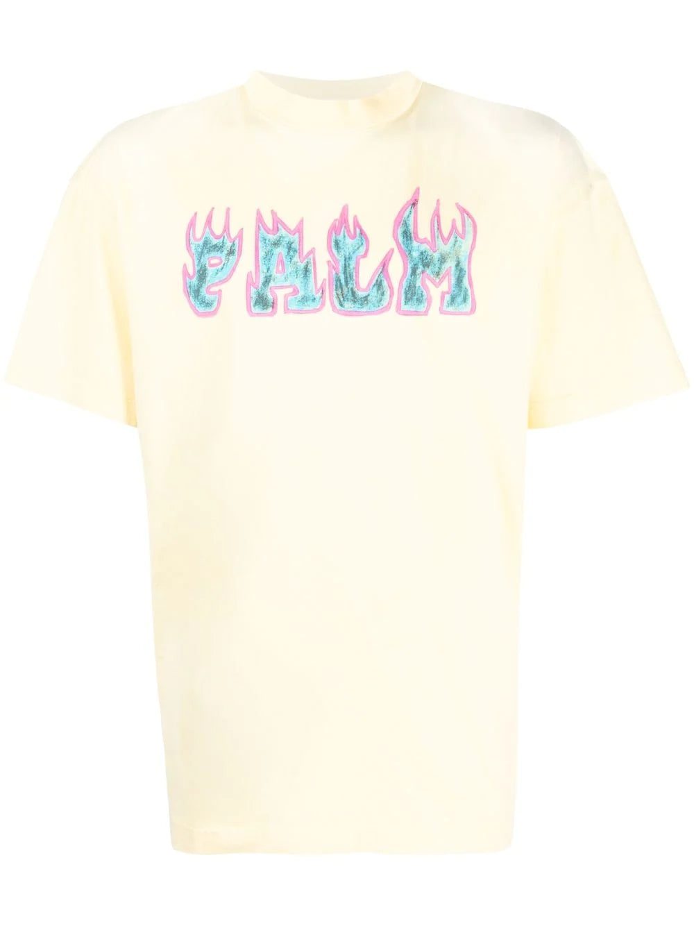 Palm Angels Flames logo-print T-shirt