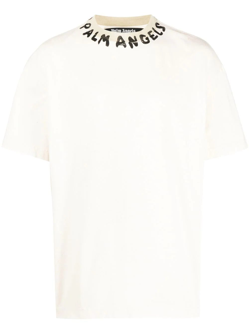 Palm Angels logo-print cotton T-shirt