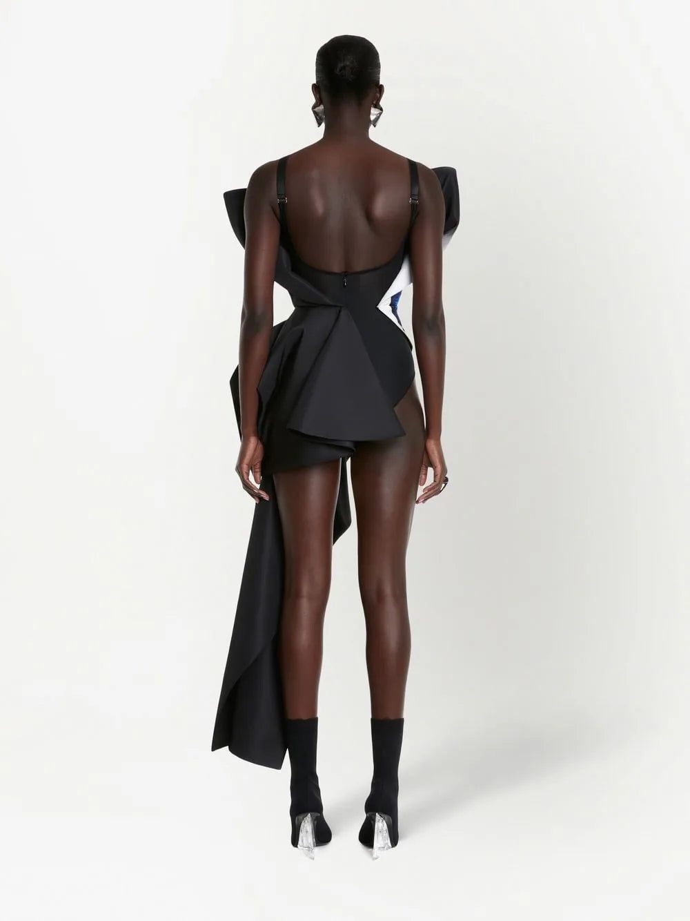 Alexander McQueen graphic-print side train top - Image 4