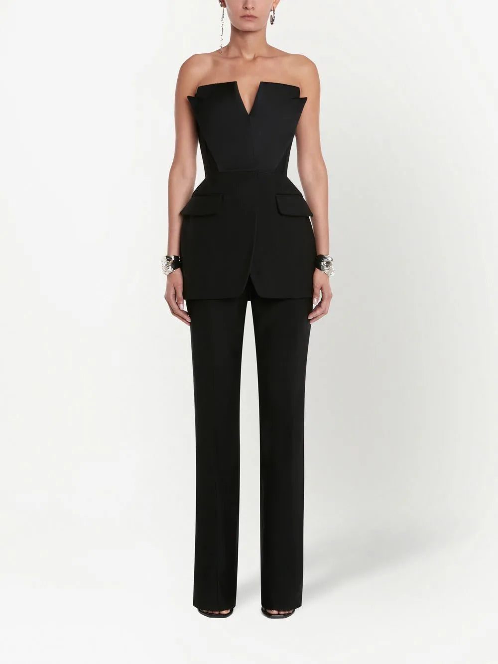 Alexander McQueen off-shoulder corset top - Image 2