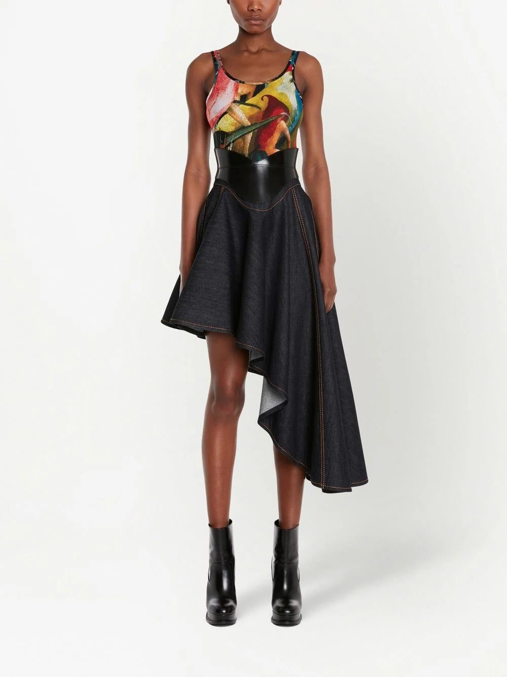 Alexander McQueen Hieronymus Bosch-print jersey bodysuit - Image 2